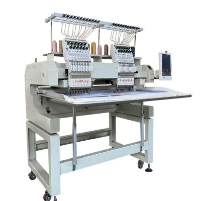 2023 Two Head Embroidery Machine Lewanjoy 12 Needles Embroidery Machine