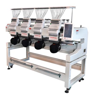 Four Heads Embroidery Machine For Sale Embroider Machinery With 12 Needles Cap Clothes Shoes