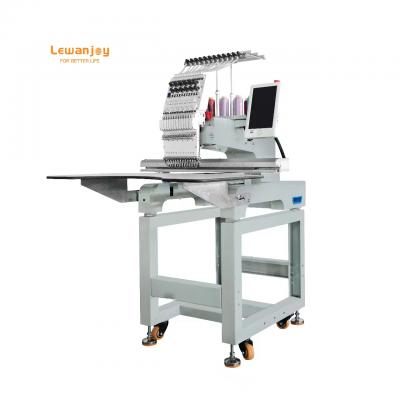 Lewanjoy Single Head Small Size Embroidery Machine Hat T-shirt Garment Logo for Embroidery Shop 300*400 and 400*600mm