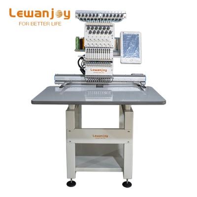 LEWANJOY Single Head Computerized Embroider Simple Computer Hat T-Shirt Flat Sewing Embroidery Making Machine